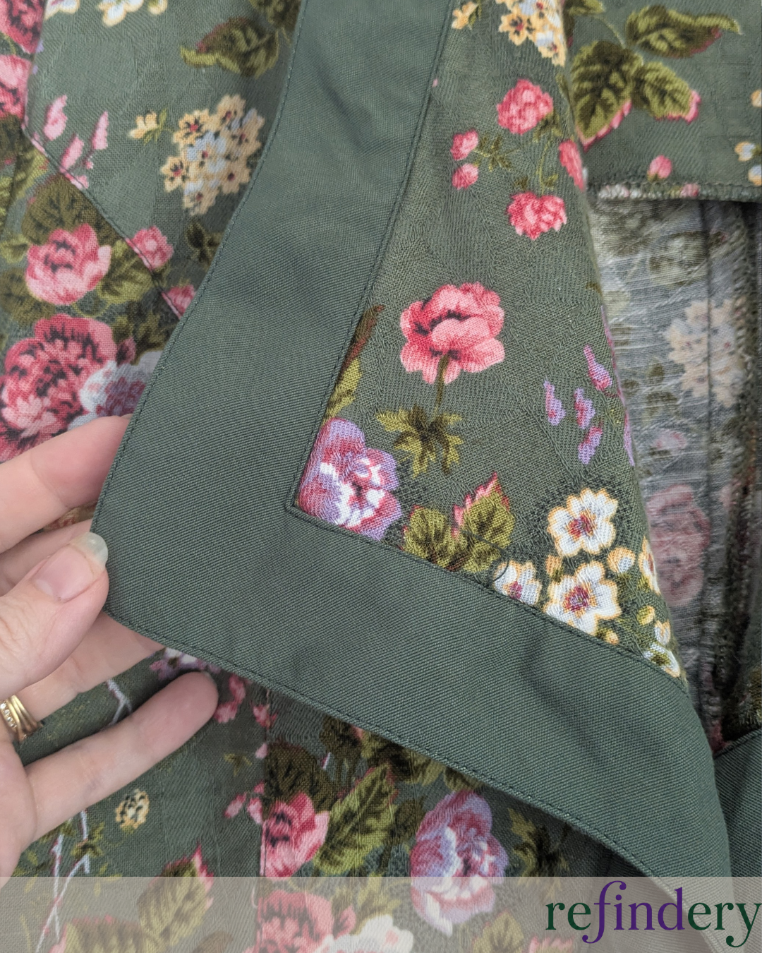 ESLOTO Vintage Woodland Floral Blazer